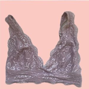 Out from Under Urban Outfitters light pale pink lace bralette